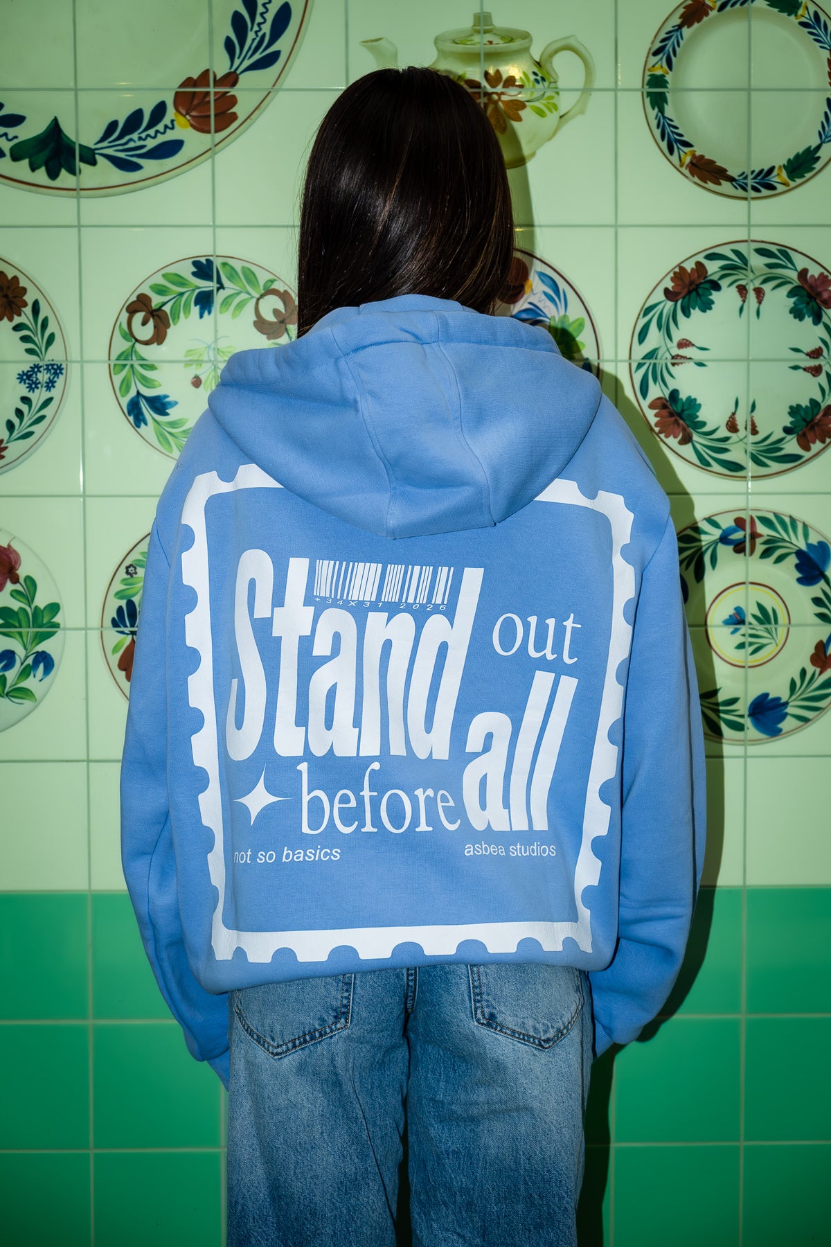 STAND OUT BEFORE ALL ZIPPER - BLUE