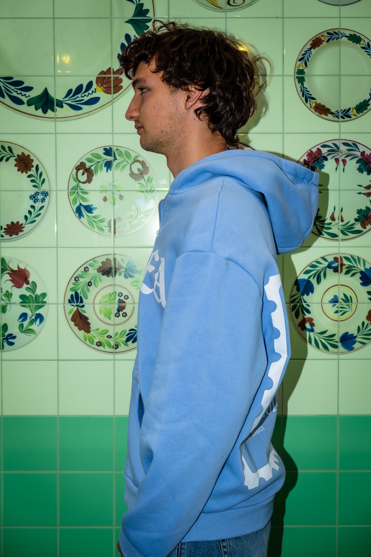 STAND OUT BEFORE ALL ZIPPER - BLUE