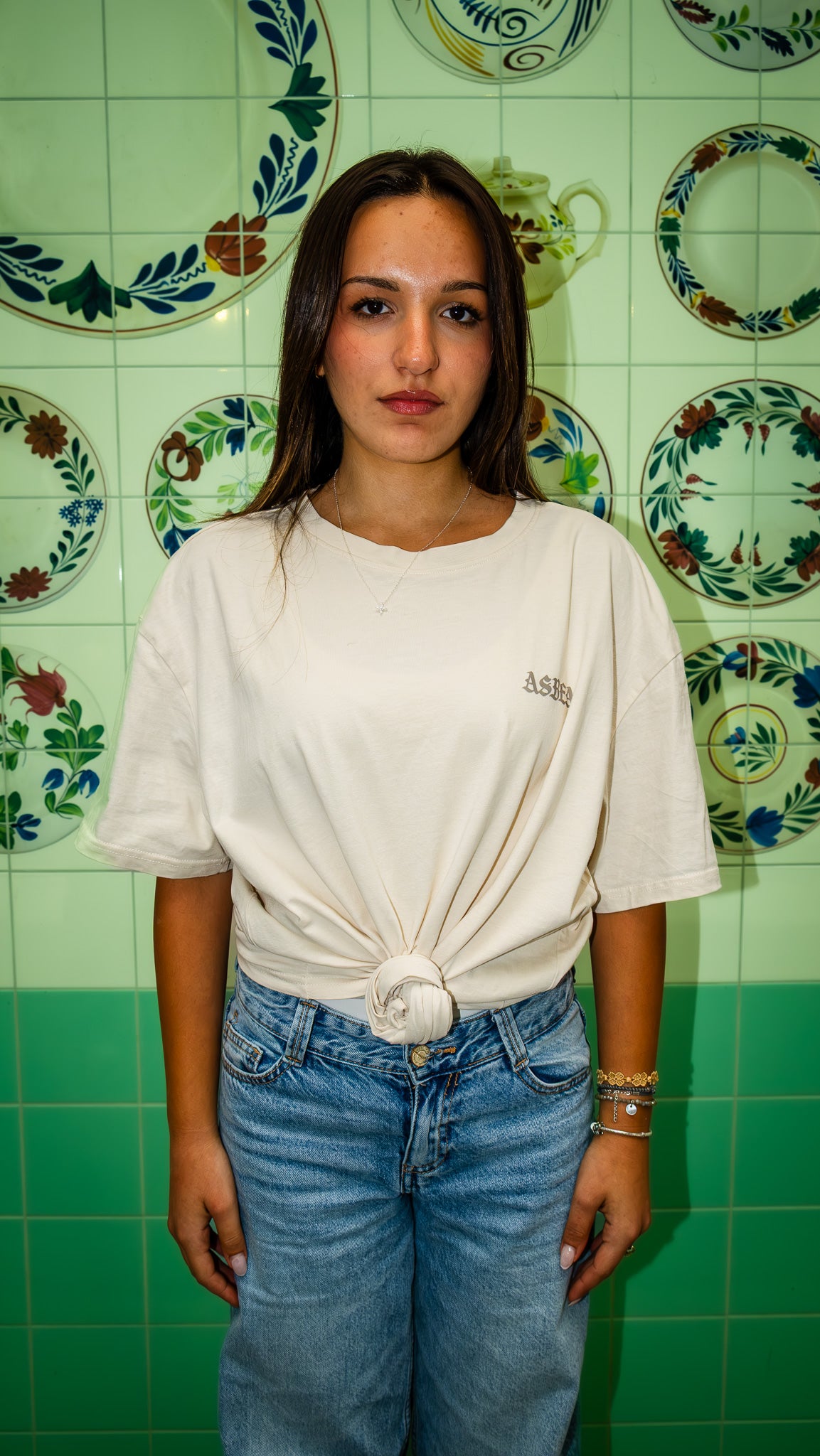 THE POSTSTAMP TEE - SAND