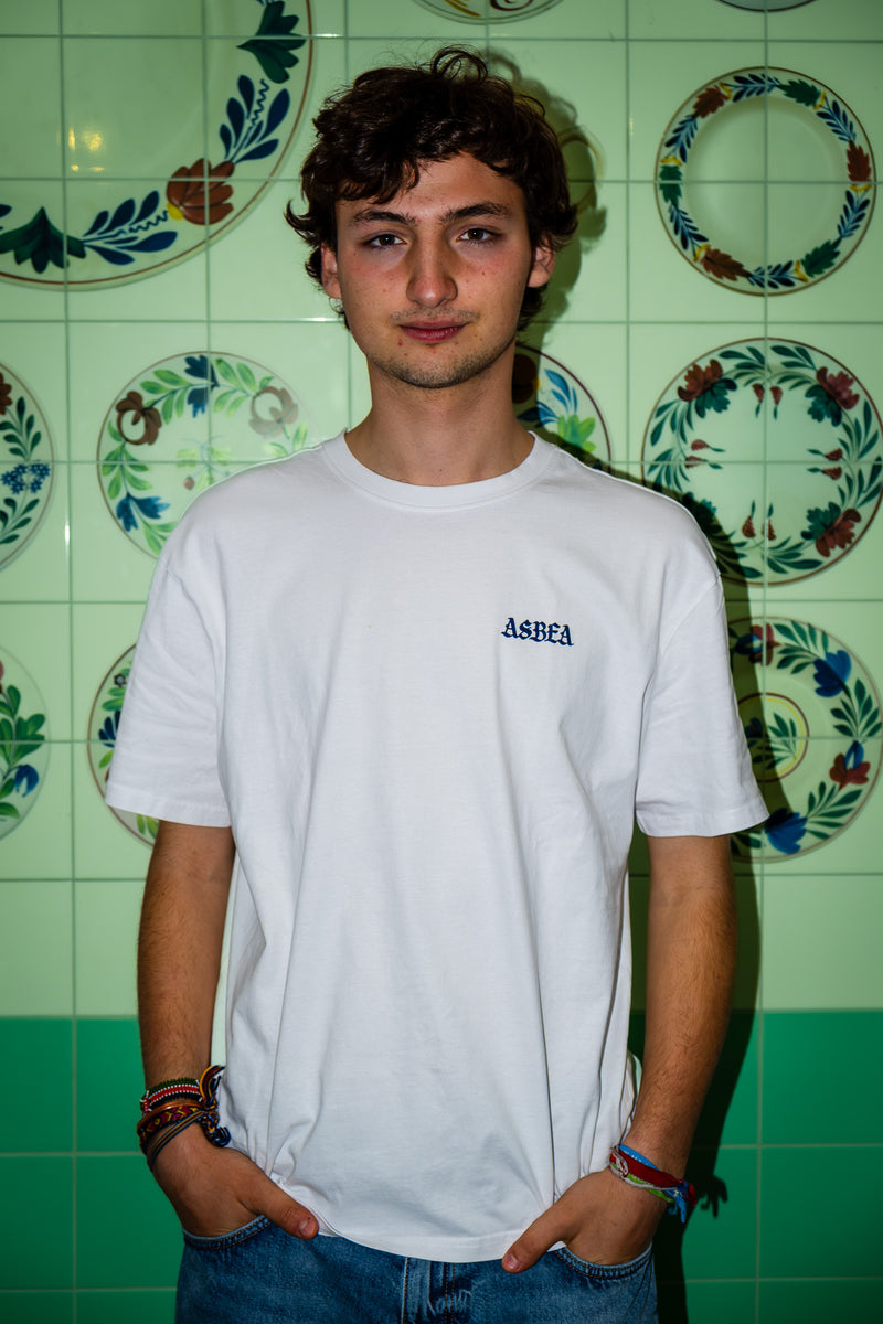 THE POSTSTAMP TEE - WHITE