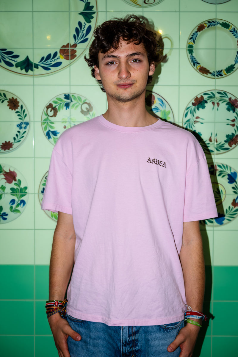 THE POSTSTAMP TEE - PINK