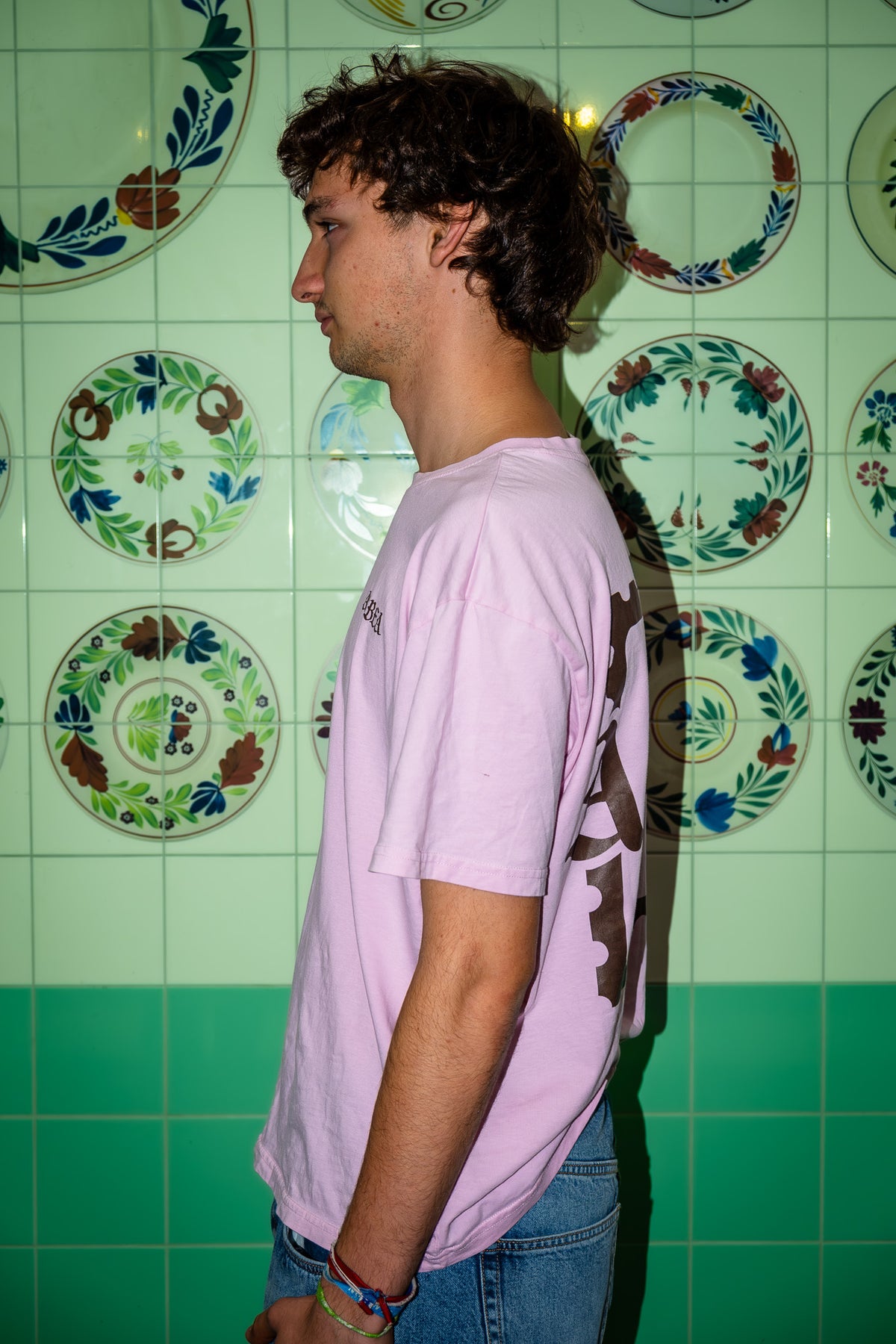 THE POSTSTAMP TEE - PINK