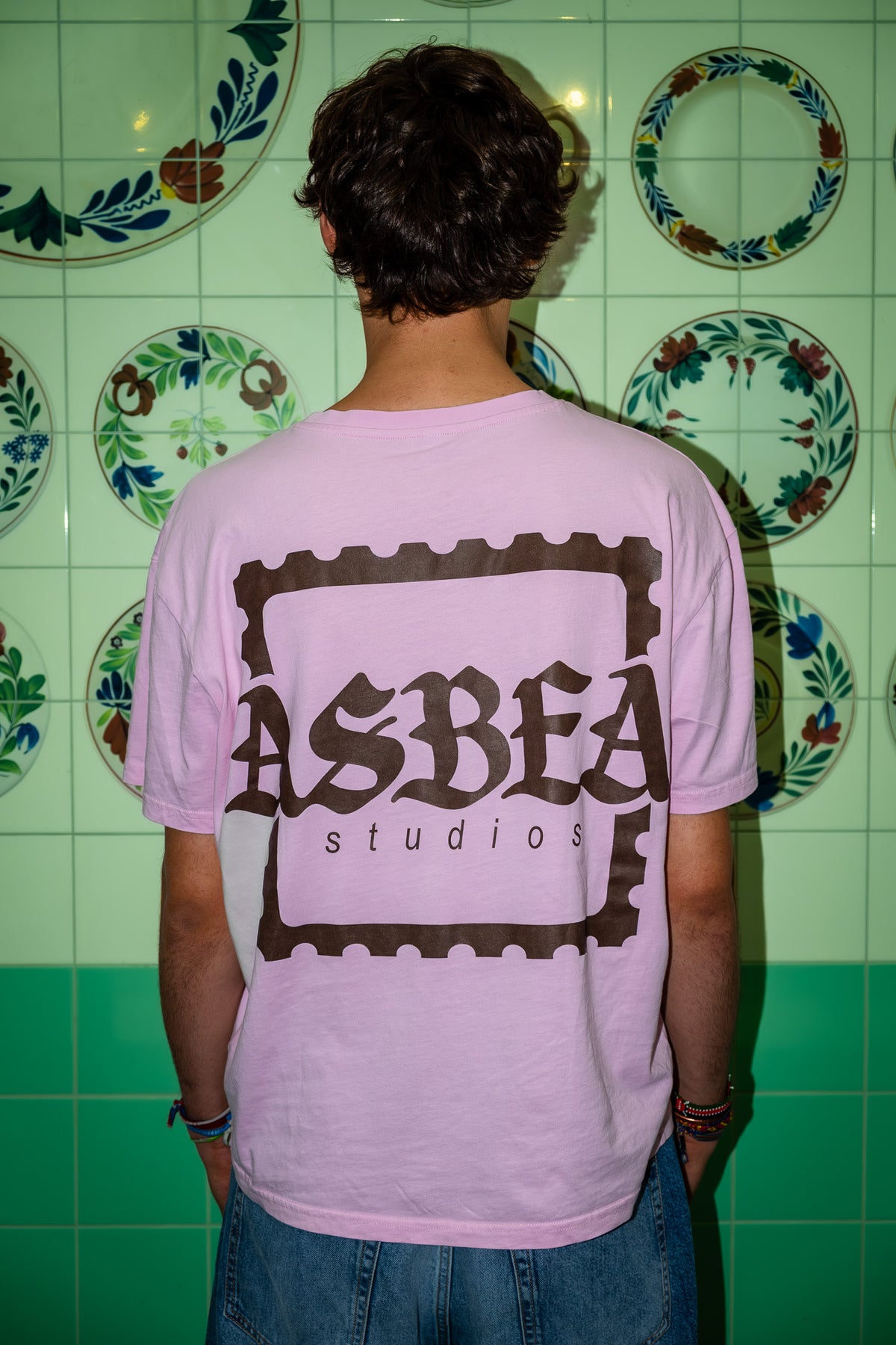 THE POSTSTAMP TEE - PINK