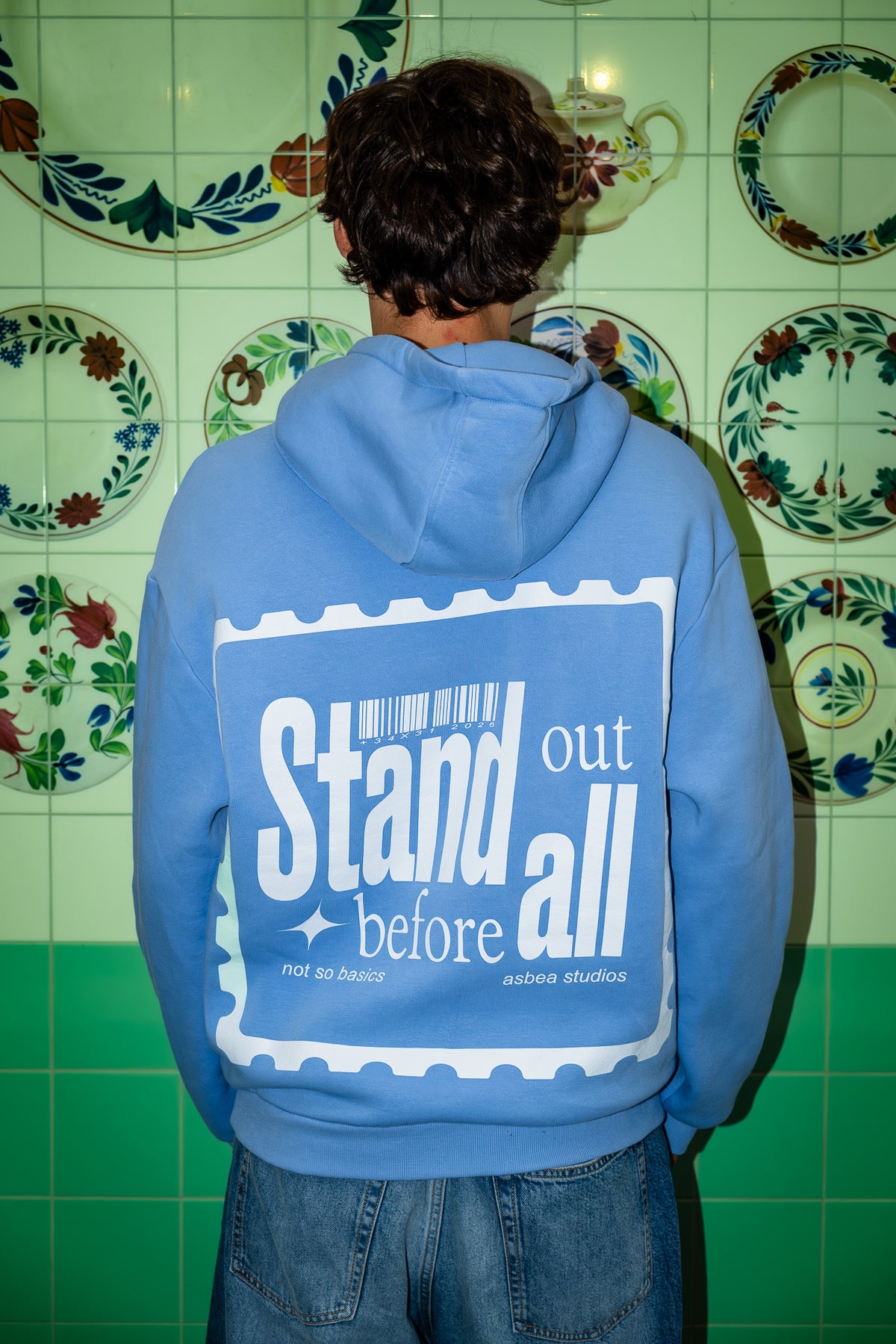 STAND OUT BEFORE ALL ZIPPER - BLUE